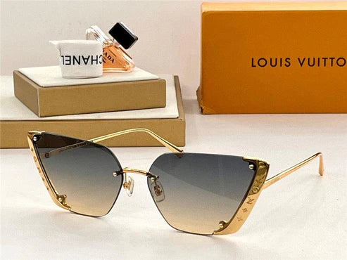 Louis Vuitton Z1993U LV Moon Metal Cat Eye Women's Sunglasses ✨