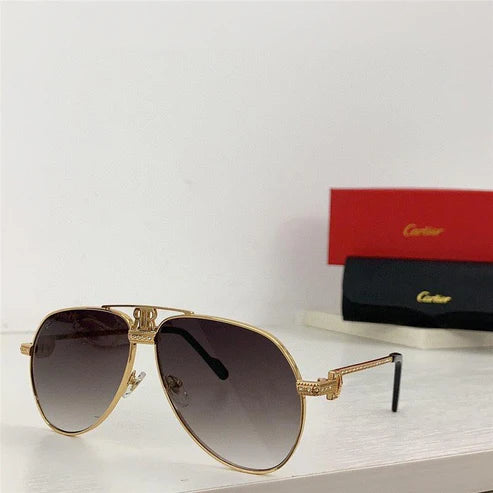 Cartier Santos Vendome Diamond Vintage Style Sunglasses 62mm 💎