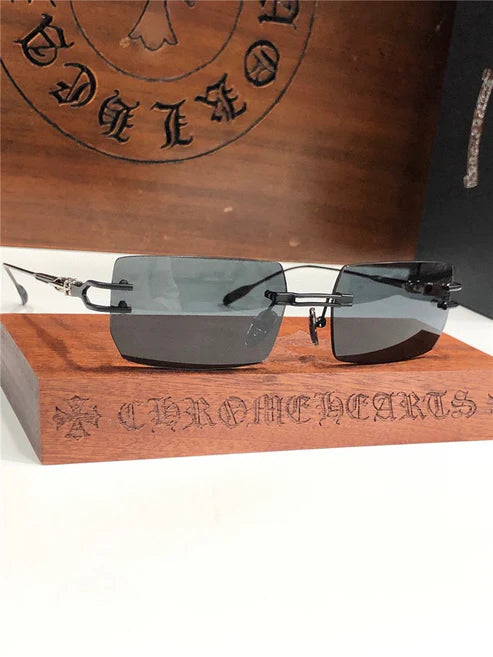 Chrome Hearts LORDIE Gold Rimless 56 15 134 Zeiss Lenses Sunglasses⚜️