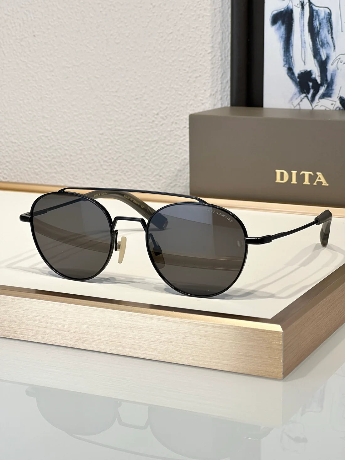 DITA Eyewear LANCIER DLS 103 01 LSA-103 POLARISED Sunglasses 🔱