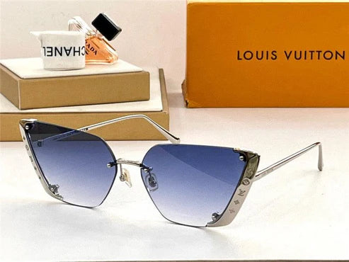 Louis Vuitton Z1993U LV Moon Metal Cat Eye Women's Sunglasses ✨