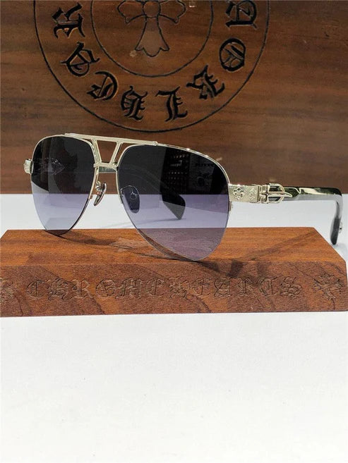 CHROME HEARTS CRH8253 men's Sunglasses ⚜️