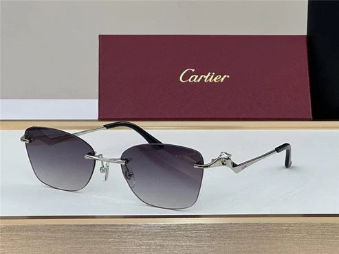 PANTHÈRE DE CARTIER CT 0120 - Platinum-Gold Sunglasses 👑