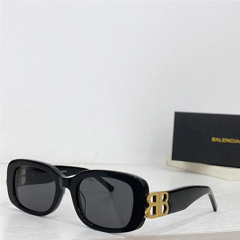 New Season BALENCIAGA Eyewear BB0310SK rectangle-frame sunglasses ✨