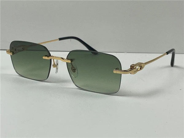 CARTIER CT0290 Gold-Silver Men's Sunglasses 👑