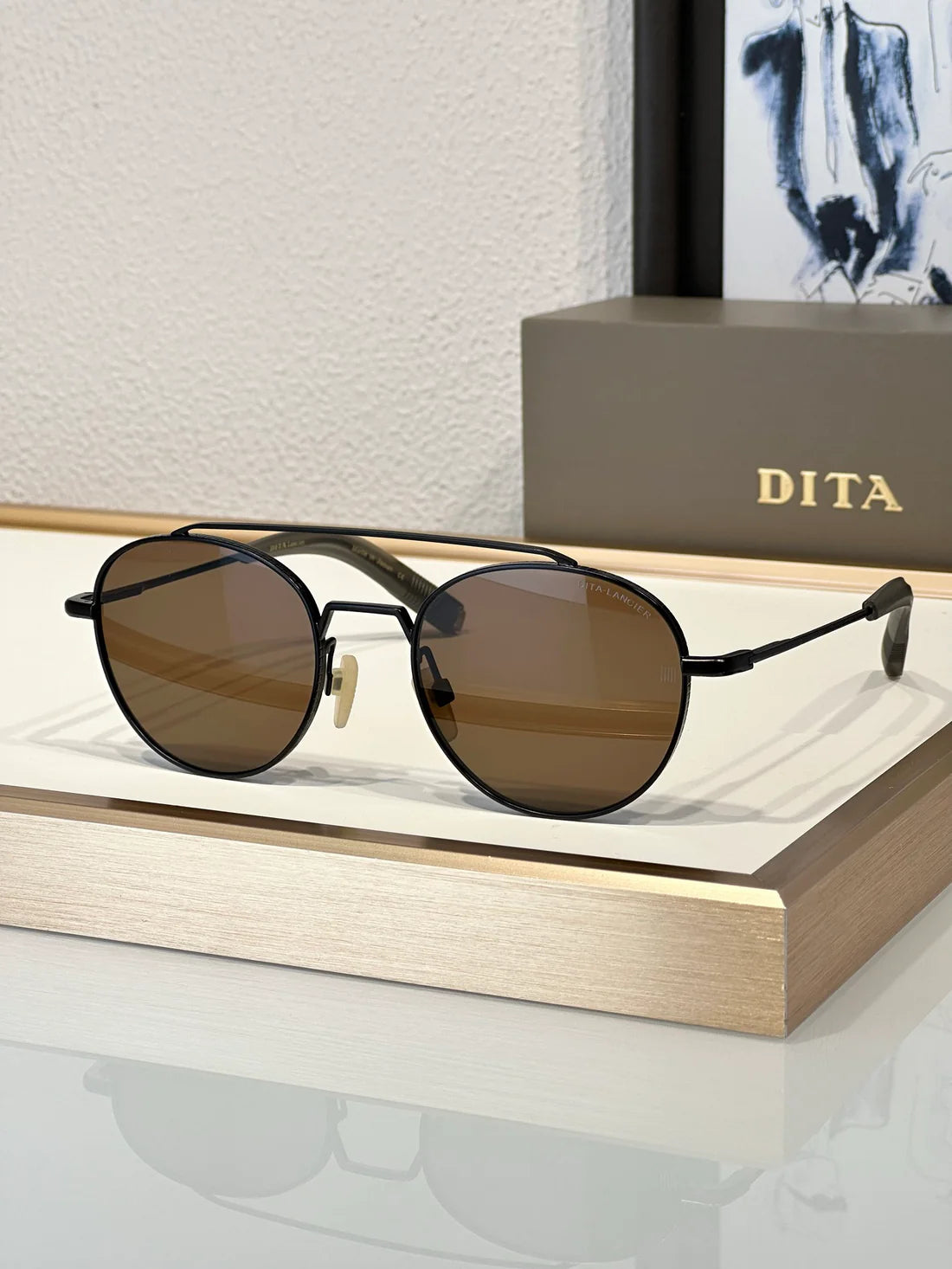 DITA Eyewear LANCIER DLS 103 01 LSA-103 POLARISED Sunglasses 🔱