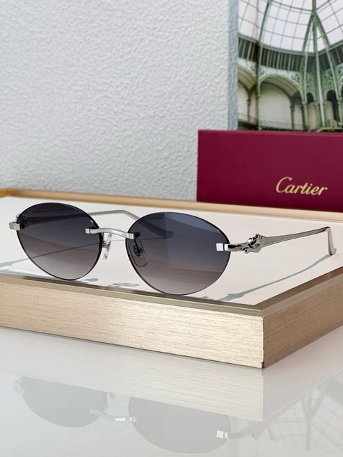 Cartier PREMIÈRE Panthère Classic 58MM Oval Photochromic Sunglasses 🐆