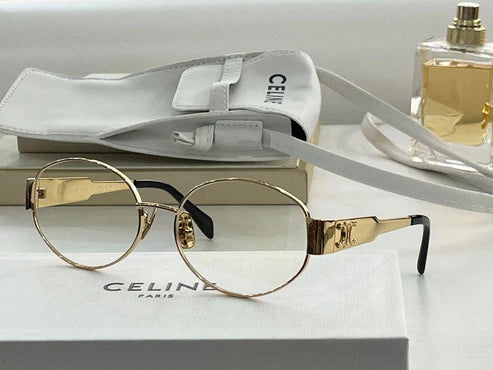 CELINE ovals Triomphe Metal 01 CL40235U 30N Sunglasses ✨