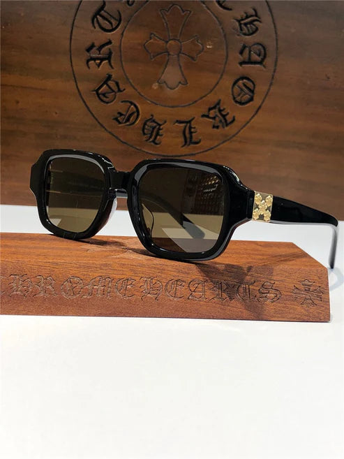 Chrome Hearts TV PARTY matty boy square-frame tinted sunglasses🔱