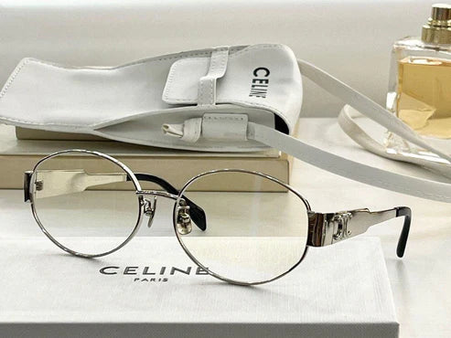 CELINE ovals Triomphe Metal 01 CL40235U 30N Sunglasses ✨