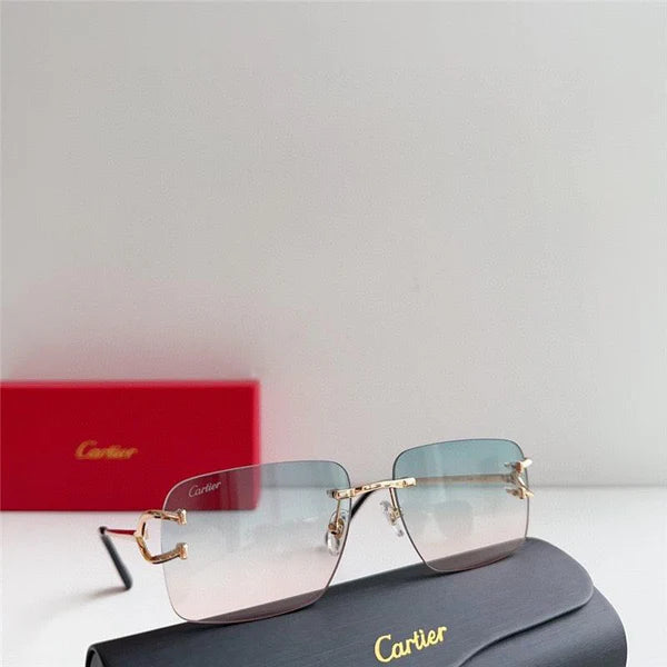 - 2024 Cartier SIGNATURE C DE Style Sunglasses 57mm 14 lens Color✨