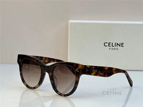 Celine BOLD 3 DOTS CL 4003 IN 01B Round Women's Sunglasses✨