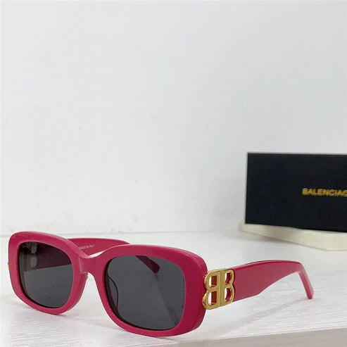 New Season BALENCIAGA Eyewear BB0310SK rectangle-frame sunglasses ✨