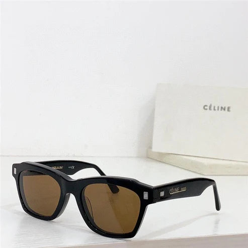 CELINE Rectangular Cat Eye Sunglasses CL40058I Women's Acetate ✨